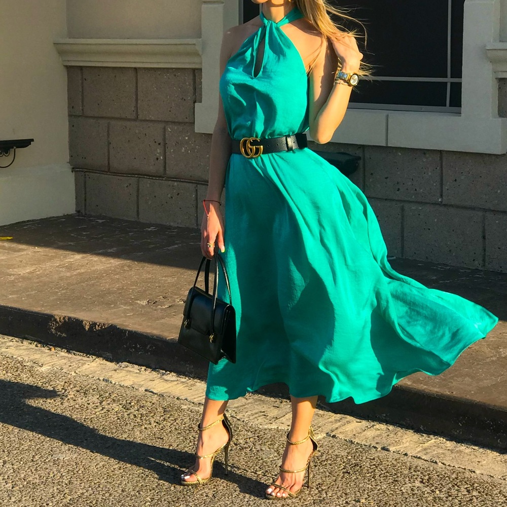 Aqua Dress👗